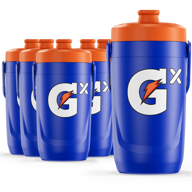 10+ Personalized Gx Jugs, 64oz, Royal Blue