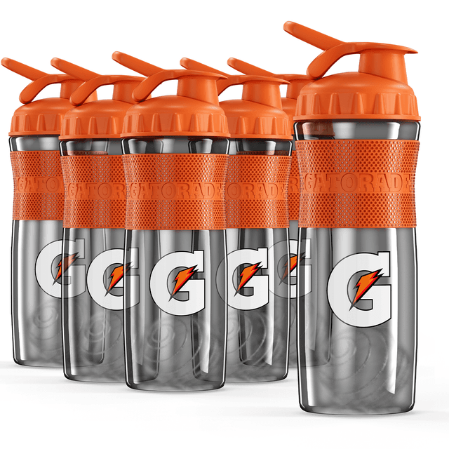 60+ Premium Shaker Bottles, 28oz, Transparent
