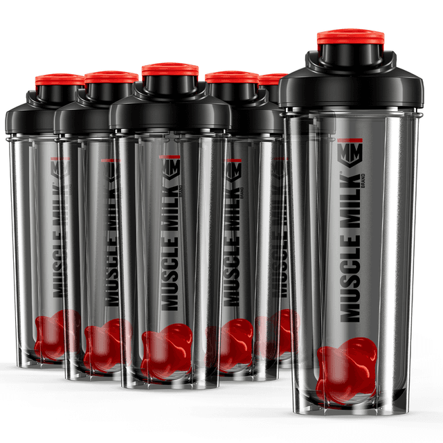 36+ Muscle Milk Shaker Bottles, 24oz, Transparent