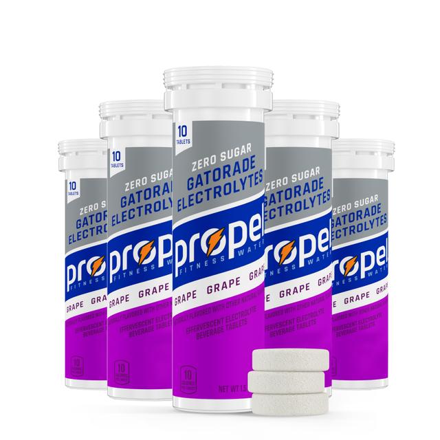 Propel Tablets, Grape, 8 tubes