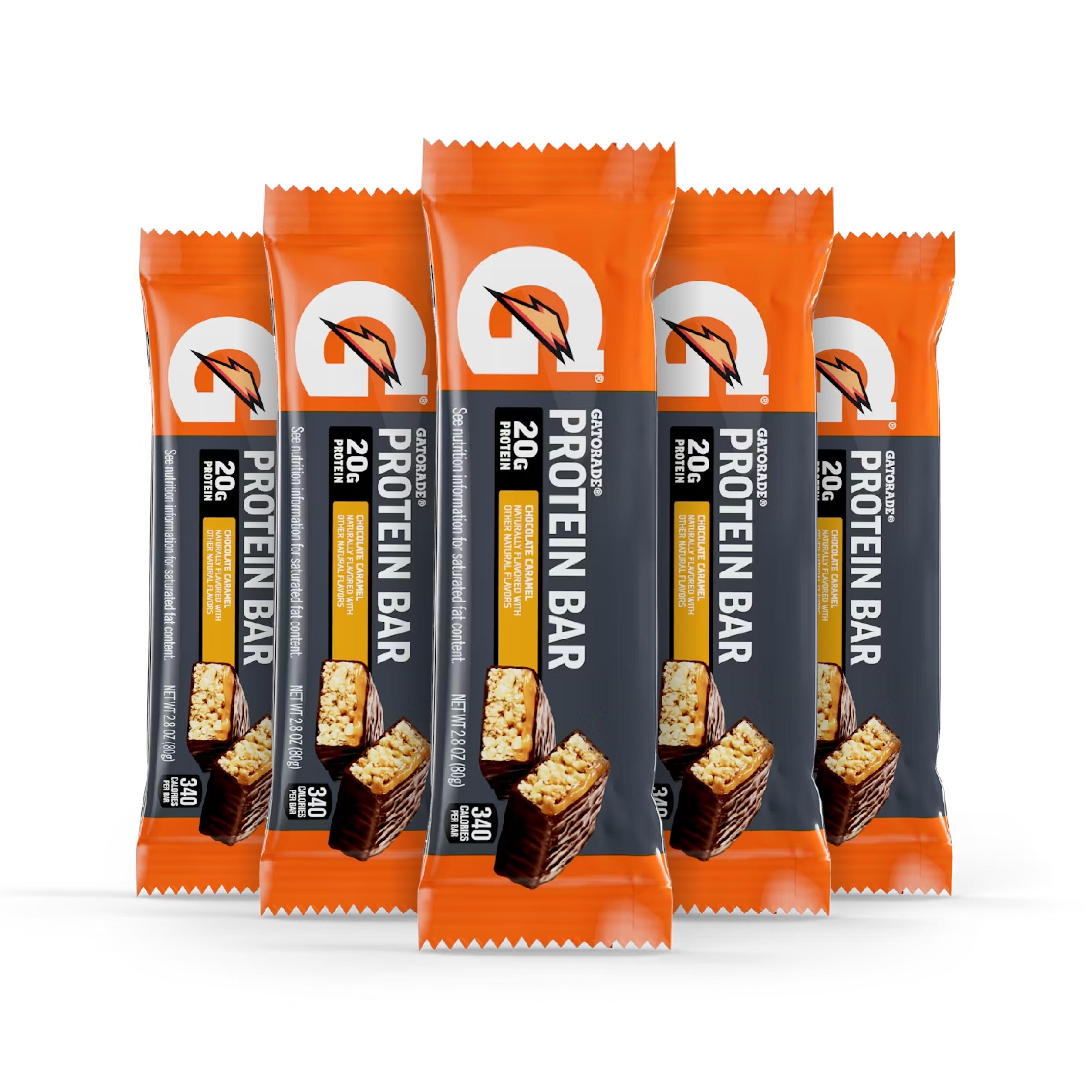 Gatorade Protein Bars Chocolate Caramel, 12 pack