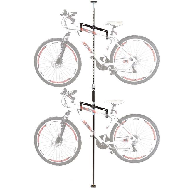2-Bike Double Vertical Bicycle Storage Hanger Rack by Elevate Outdoor Bike-Stand-5