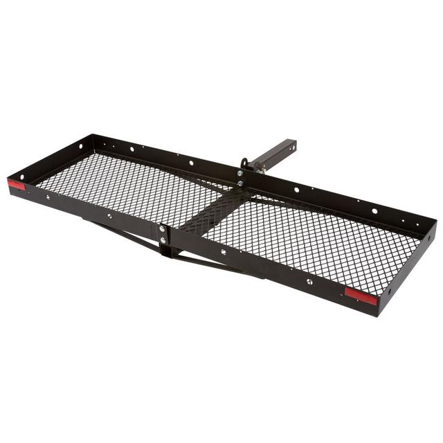 60" Folding Trailer Hitch Cargo Carrier Rack, Made of Steel by Elevate Outdoor, 500-LB Capacity, CC-F6020-DLX