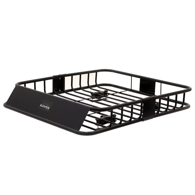 Steel Roof Cargo Basket with Wind Fairing by Eleavte Outdoor RBC-4938HD