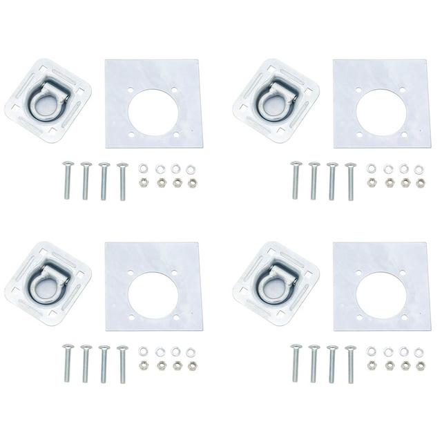 Recessed Tie Down Ring for Trailer Loading, 4 Pk by Apex, TRD-1-4