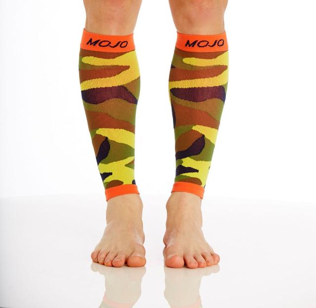 Mojo 20-30mmhg Firm Support XL Men and Women's Compression Calf Sleeves - CAMOSLEEVECO4