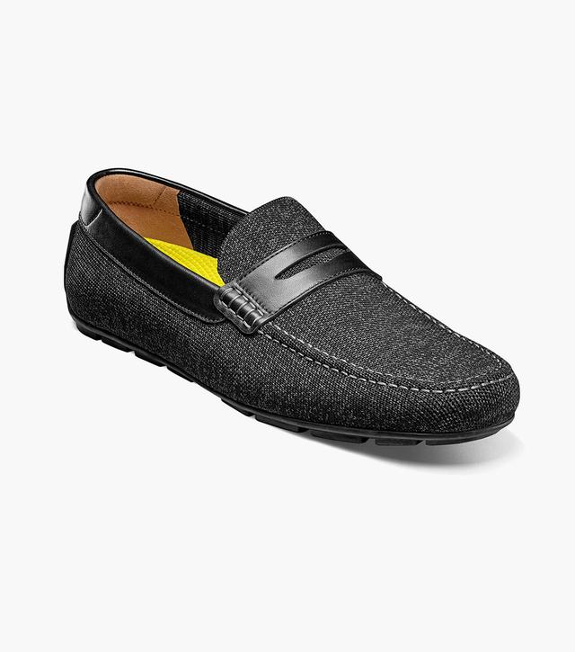 Florsheim Shoes Motor Knit Moc Toe Penny Driver Black Size 13