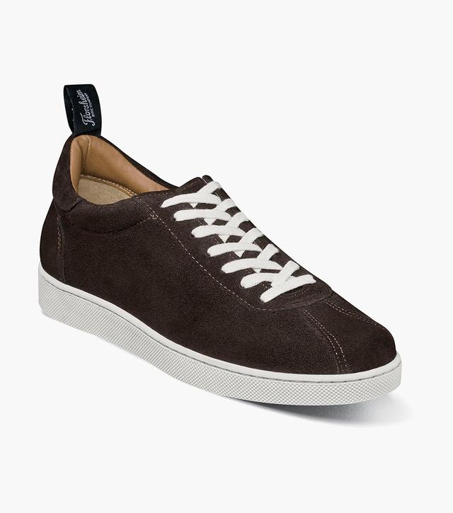 Florsheim Shoes Enfield T-Toe Lace Up Sneaker Brown Size 40