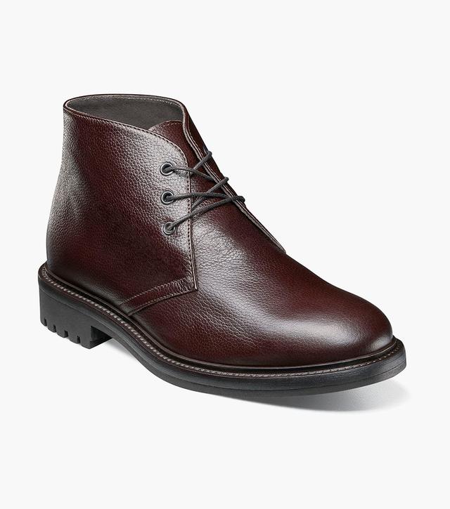 Florsheim Shoes Laredo Plain Toe Chukka Boot Dark Brown Size 44