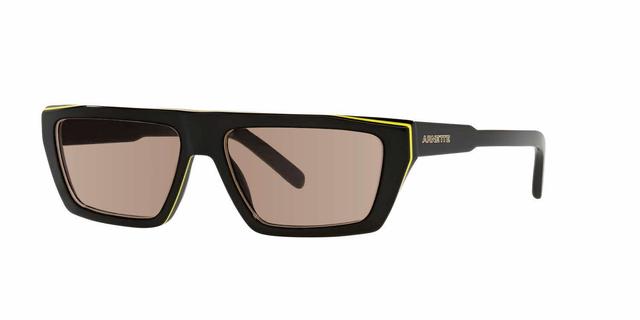 Arnette AN4281 Men's Prescription Sunglasses, In Black-Yellow-Black
