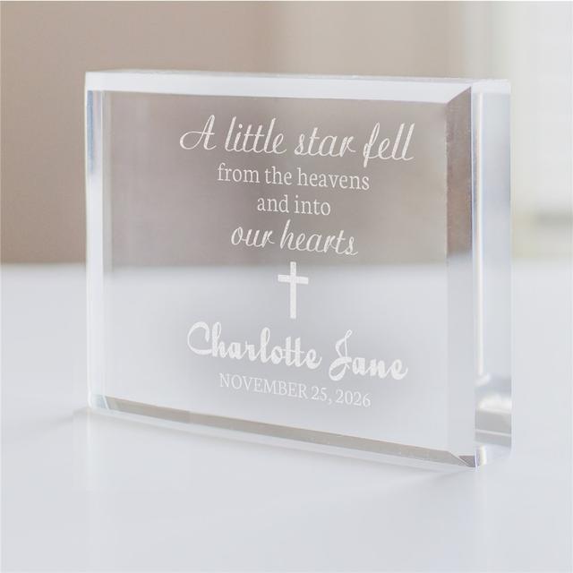 Personalized Baptism Keepsake For Baby