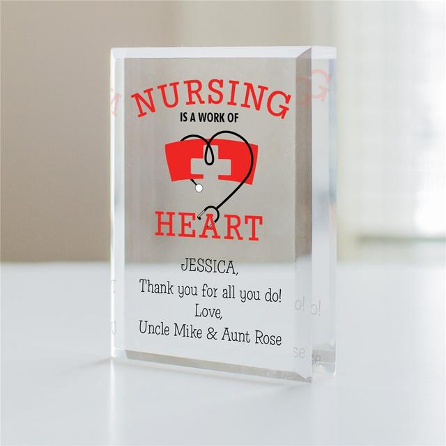 Personalized Work of Heart Keepsake