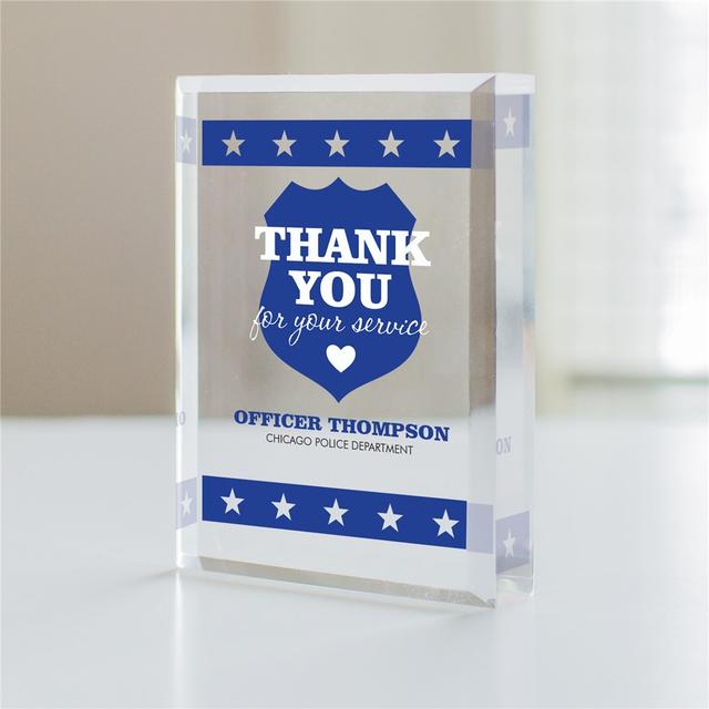 Personalized Thank You For Your Service Keepsake