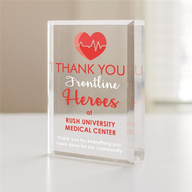 Personalized Frontline Heroes Keepsake