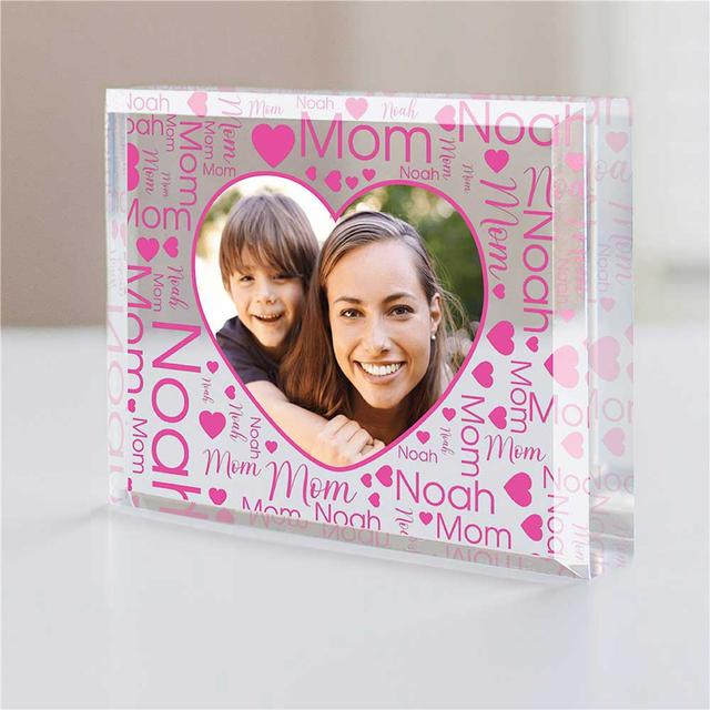 Personalized Large Photo Word Art Acrylic Keepsake