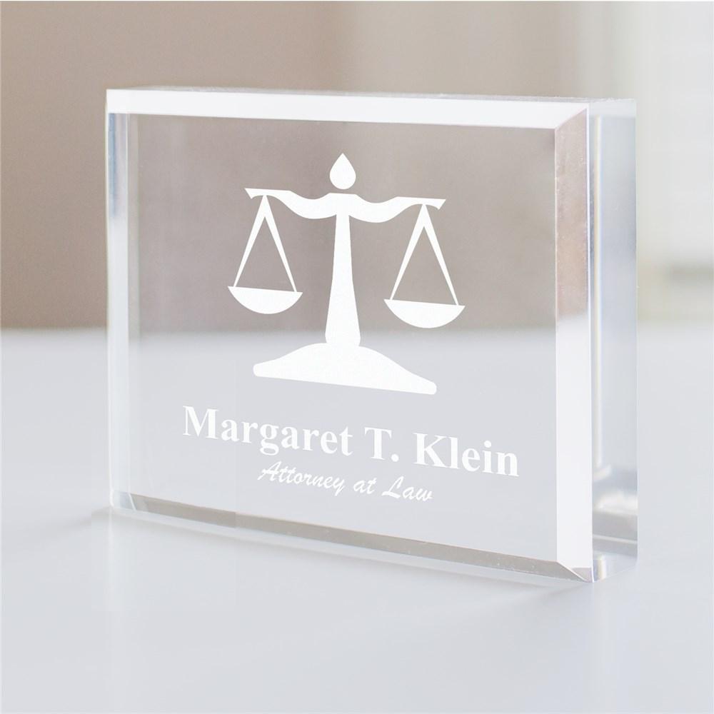 Lawyer Personalized Keepsake Paperweight