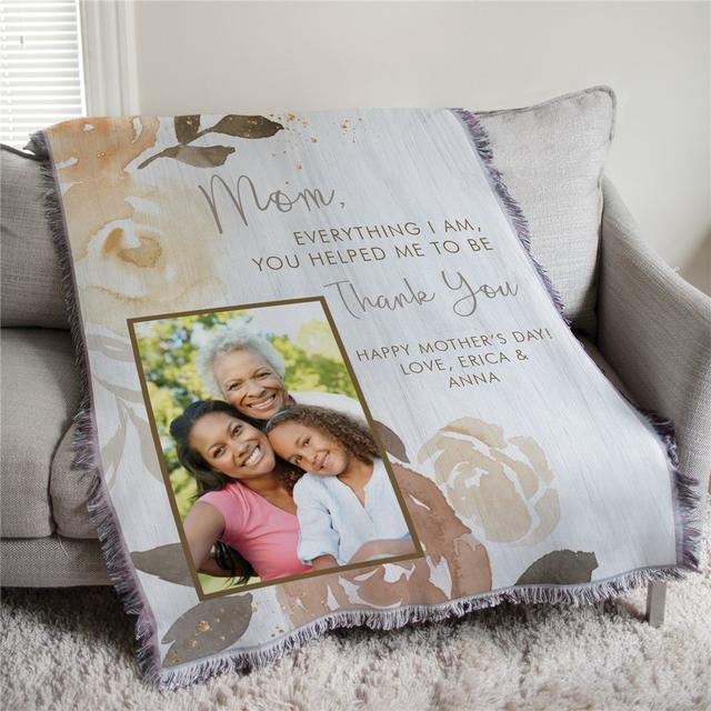 Personalized Everything I Am 50x60 Afghan Throw