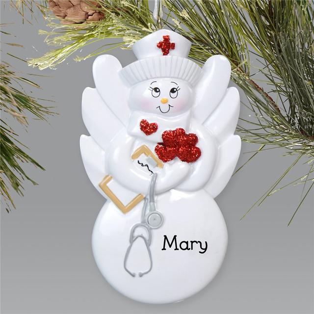 Personalized Nurse Holiday Ornament