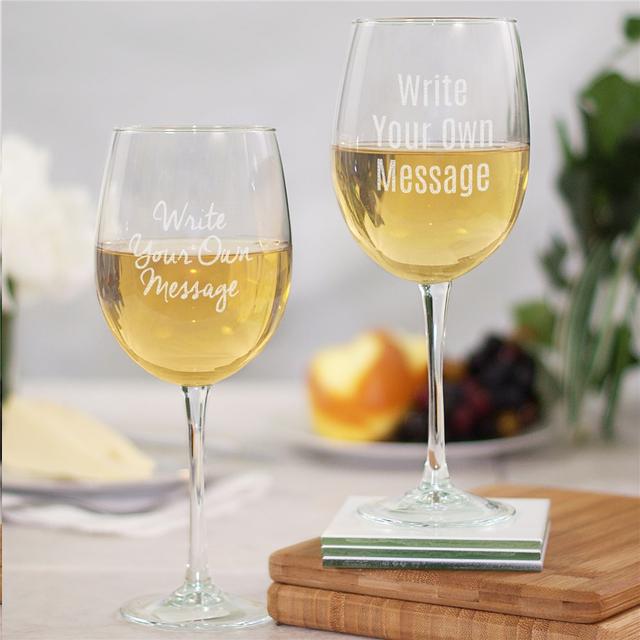 Write Your Own Personalized Wine Glass