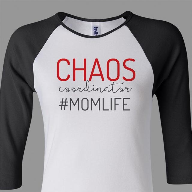 Personalized Chaos Coordinator Women's Raglan Shirt