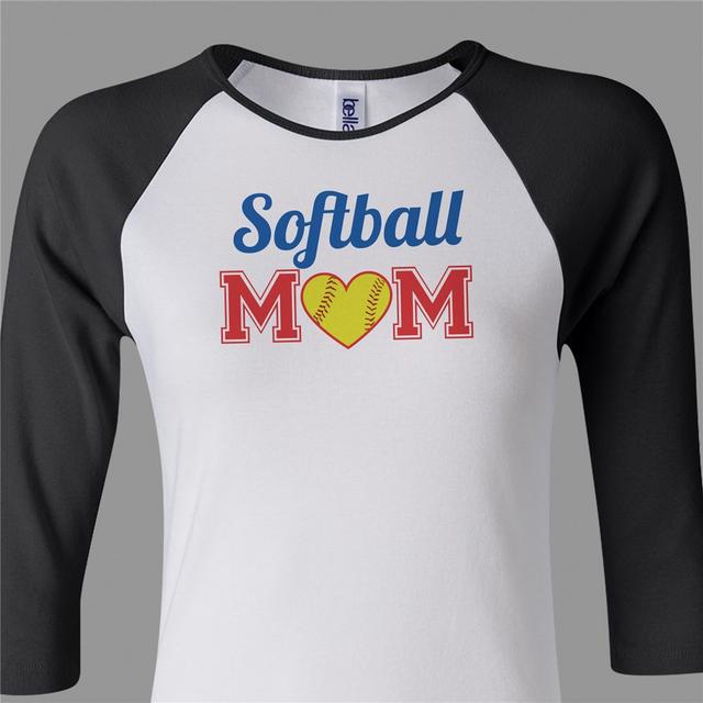 Softball Mom Women's Raglan Shirt