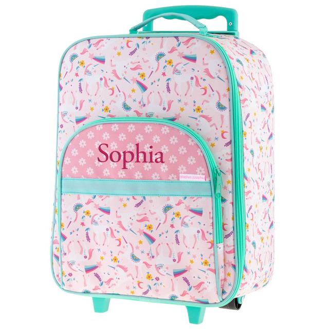 Personalized Unicorn Rolling Luggage Bag