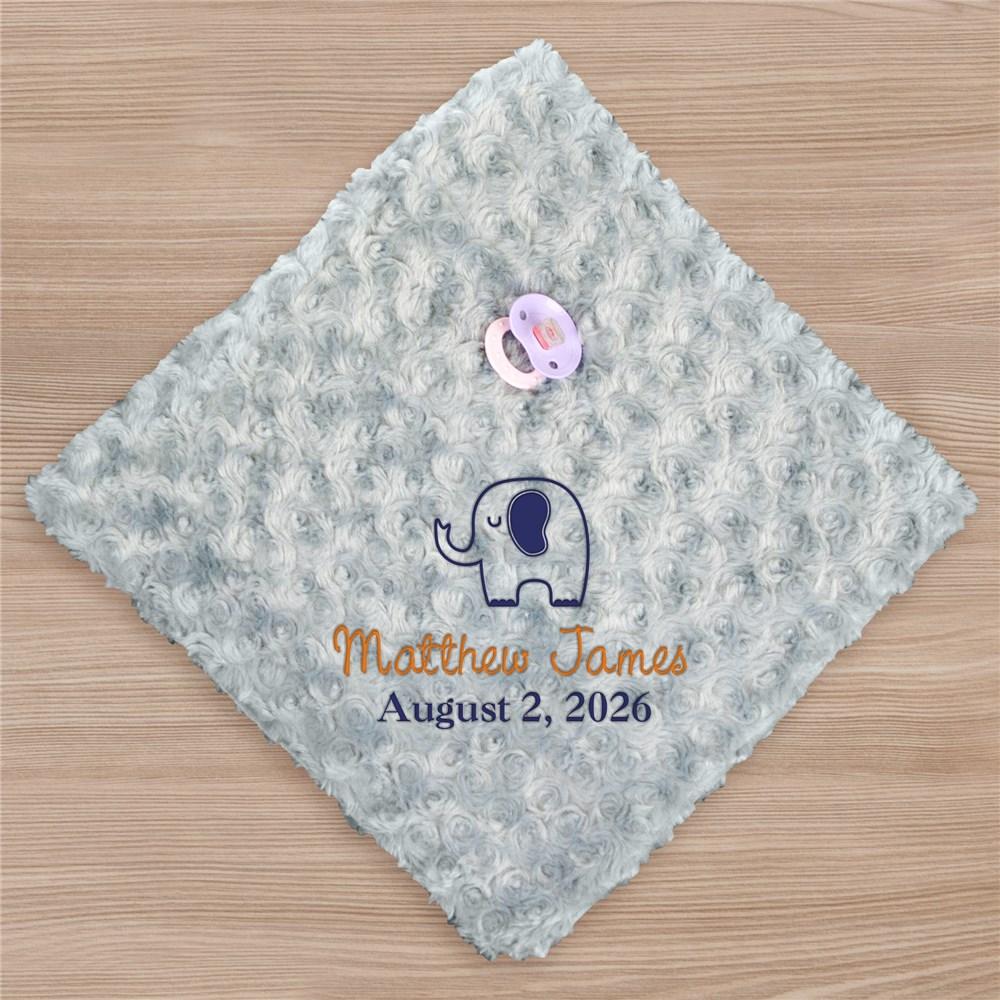 Embroidered Baby Icon Sherpa Blanket