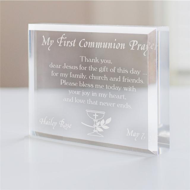 My First Communion Prayer Keepsake