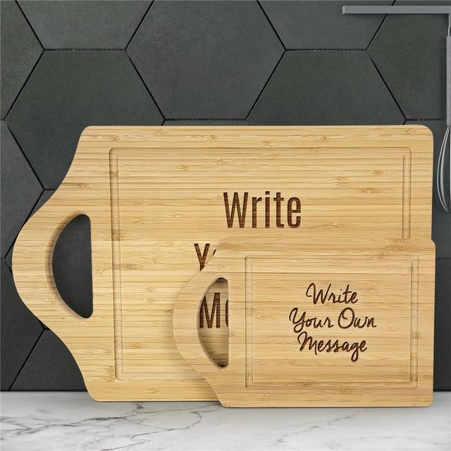 Write Your Own Personalized Bamboo Carving Board