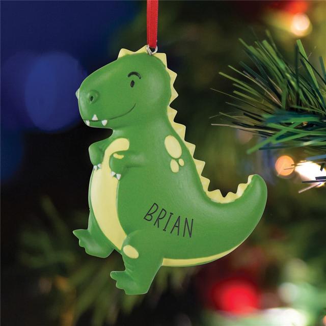 Personalized Dinosaur Christmas Ornament