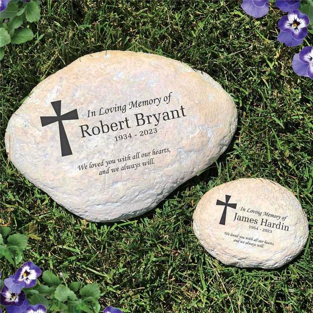 Engraved Memorial Garden Stone
