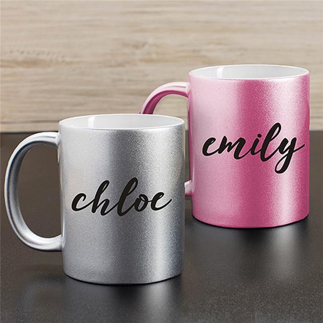 Personalized Any Name Metallic Mug