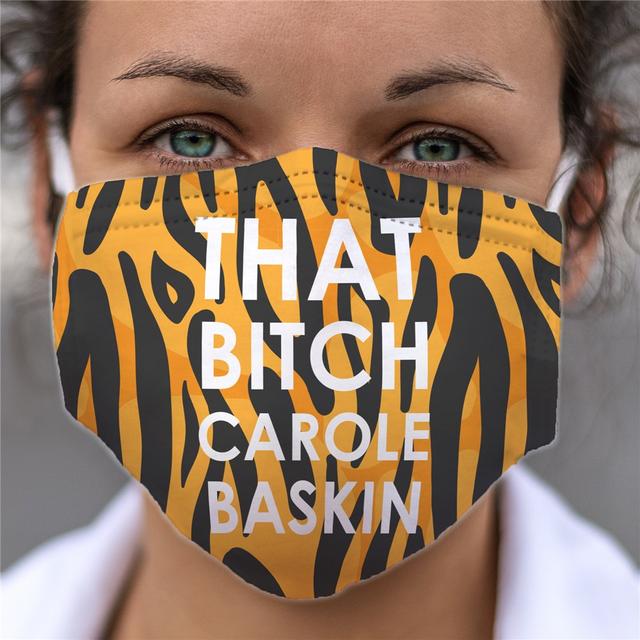 Carole Baskin Tiger Print Face Mask