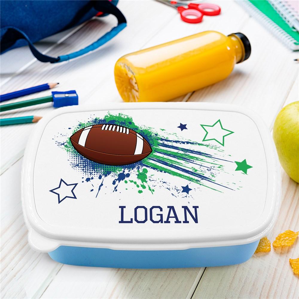 Personalized Sports Splatter Lunch Box