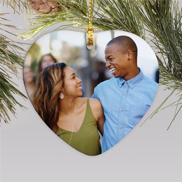 Heart-Shaped Photo Ornament