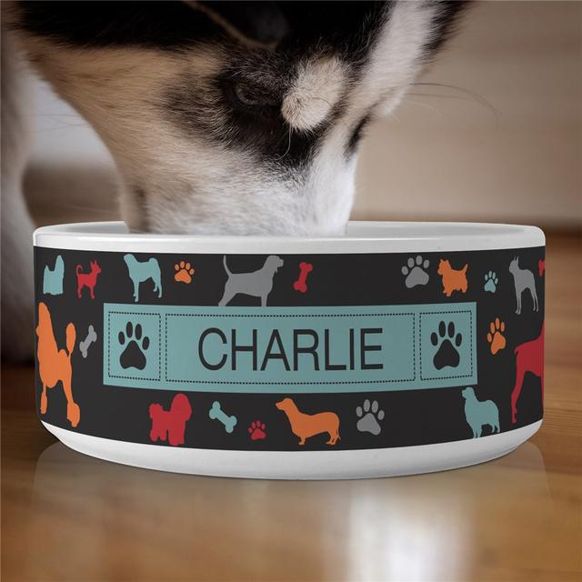 Personalized All Breeds Pet Bowl