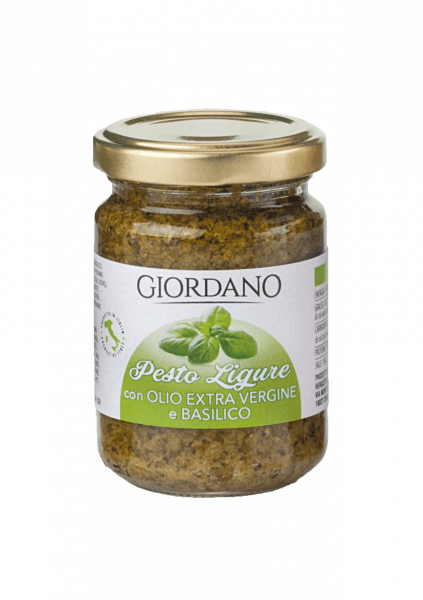 Pesto De Ligurie À L'huile Extra Vierge Et Basilic