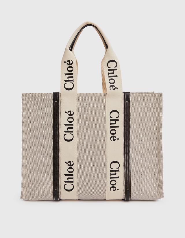 ChloÃÂ© Woody Large Canvas Tote Bag