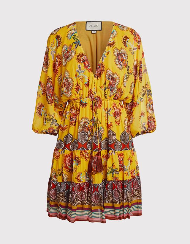 Alexis Holli Floral Mini Dress - L