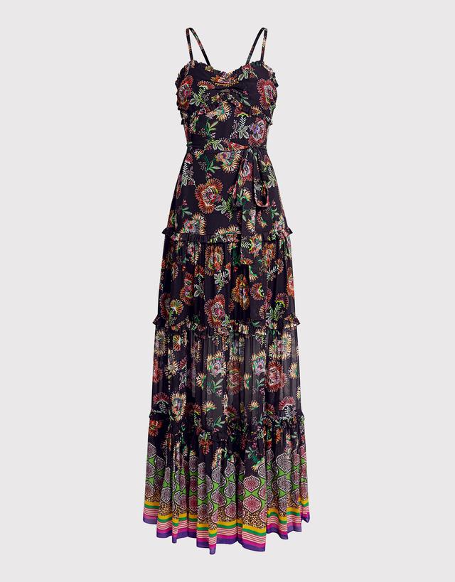 Alexis Lussa Floral Maxi Dress - M