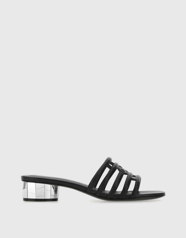 Salvatore Ferragamo Finn Nappa Leather Mule Sandals - 8.5