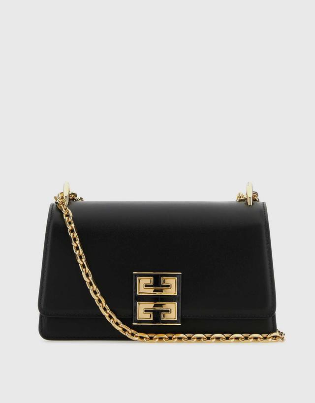 Givenchy Calfskin Leather Small 4G Logo Flap Crossbody Bag