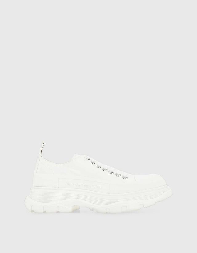 Alexander McQueen Tread Slick Canvas Lace-Up Platform Sneakers - IT 34