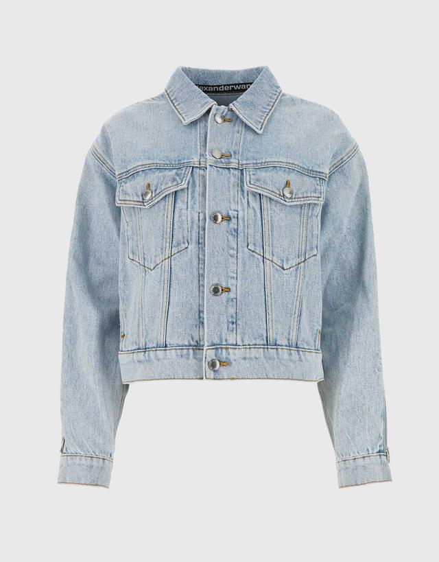Alexander Wang Denim Zipped Sleeve Jacket - M