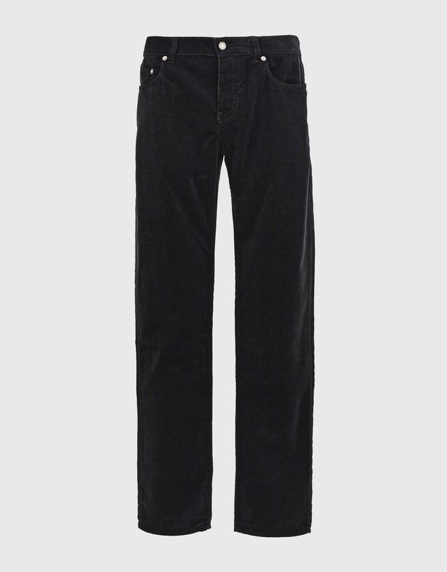 Saint Laurent Men's Cotton Corduroy Straight Leg Pants - 28