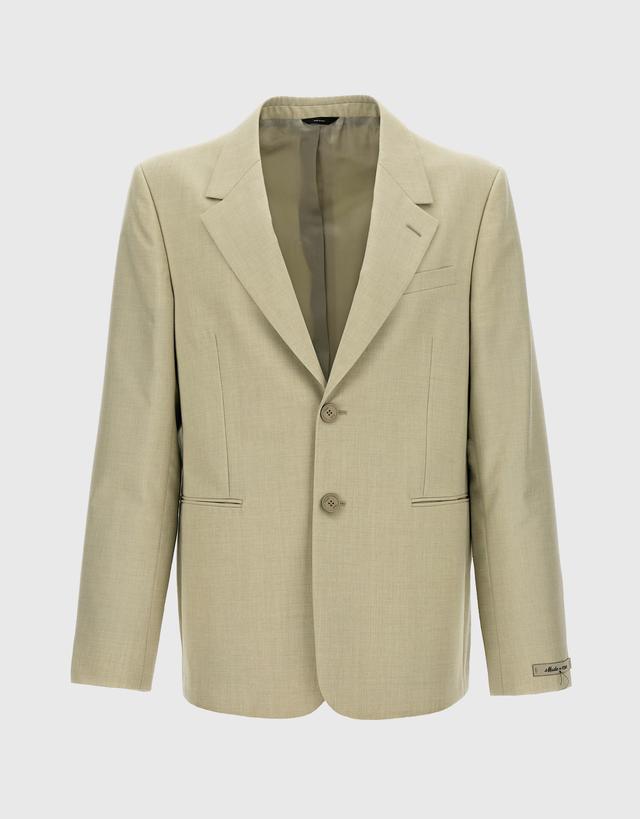 Fendi Men's Wool Single-Breasted Blazer - IT 42
