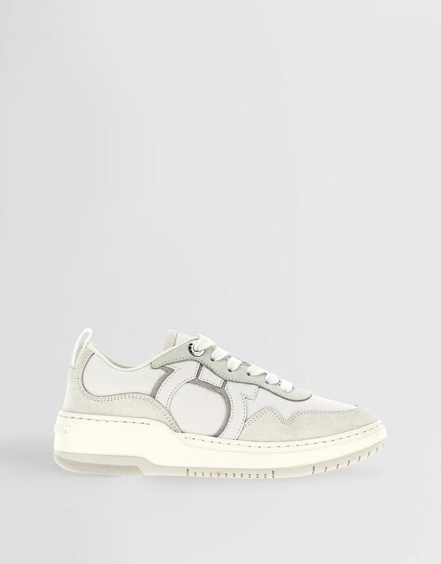 Salvatore Ferragamo Dania Calfskin Leather Low-Top Sneakers - US 11.5
