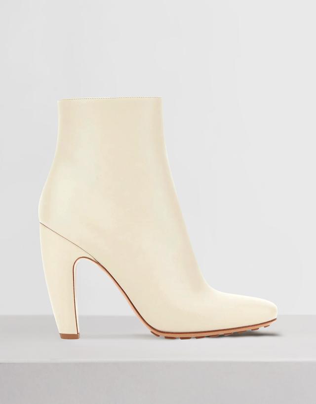 Bottega Veneta Canalazzo Calf Leather High-Heeled Ankle Boots - IT 36.5