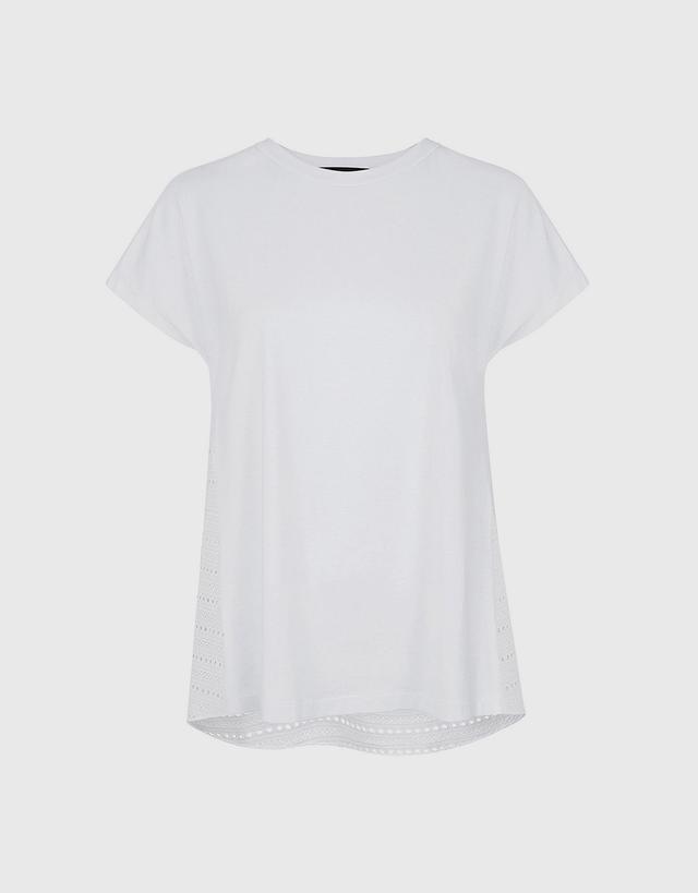 Thakoon Back Sheer Lace Panel T-shirt - S