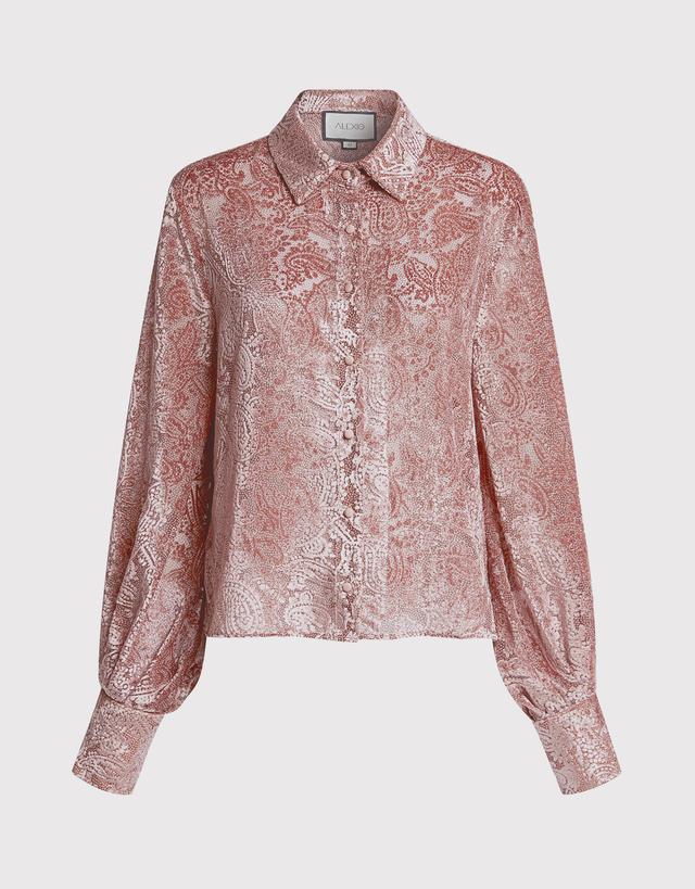Alexis Kylie Velvet Blouse - M